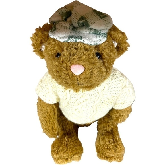 TENDER Hearts Treasures Teddy Bear Plush Stuffed Animal Jointed Sweater Plush - Picture 2 of 14